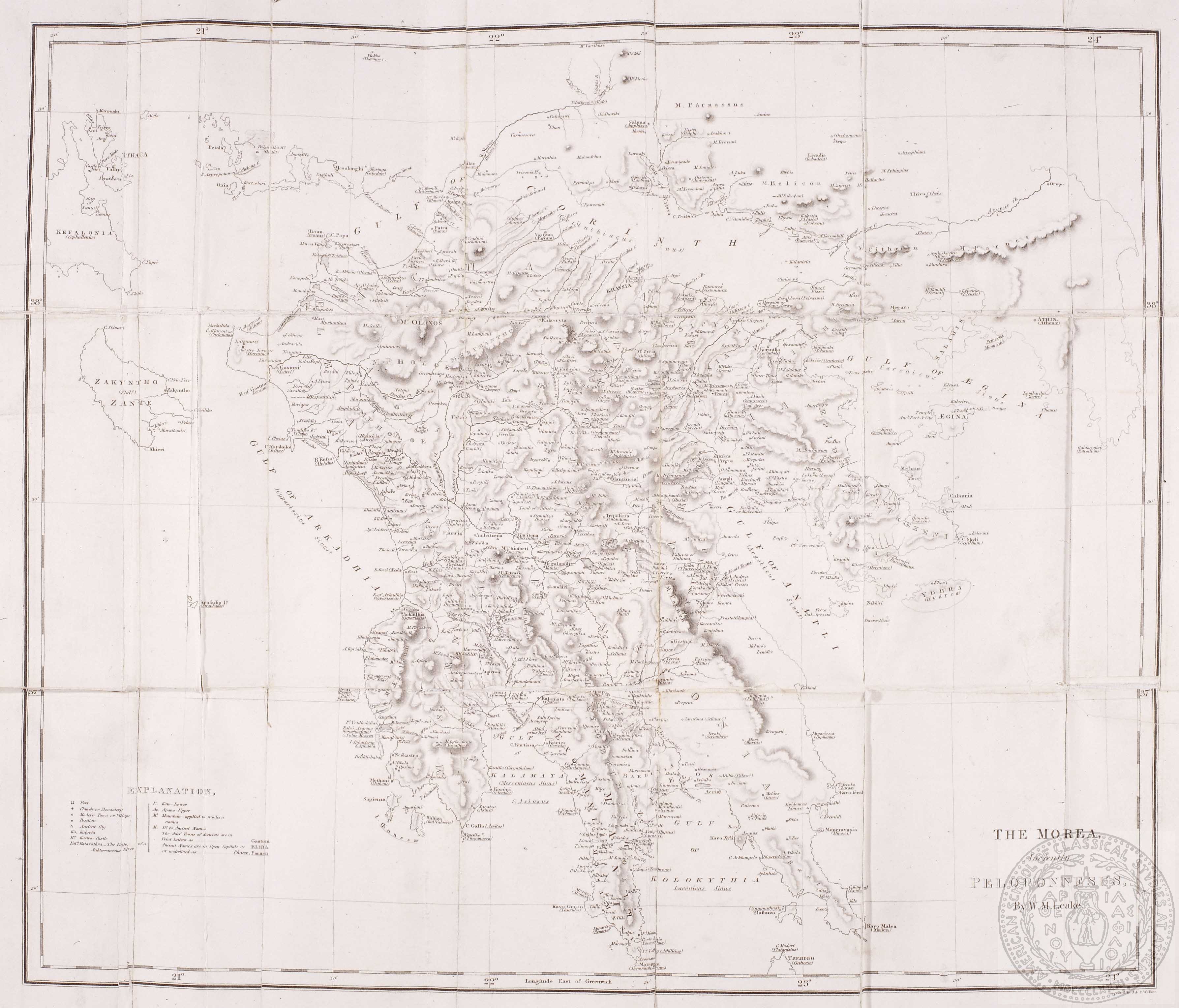 The Morea anciently Peloponnesus